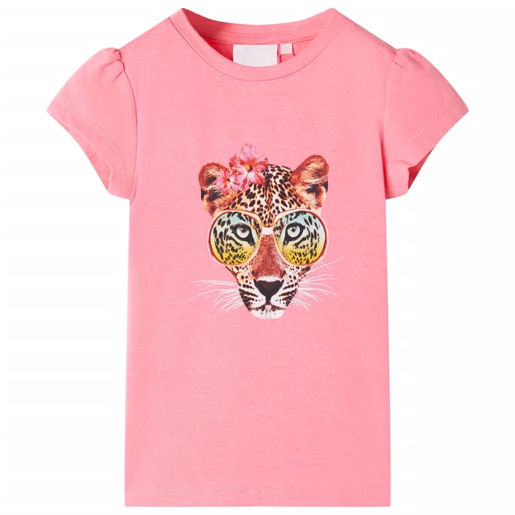 Kindershirt 140 neonroze is nu te koop bij PeponiXL, paradijselijk wonen!