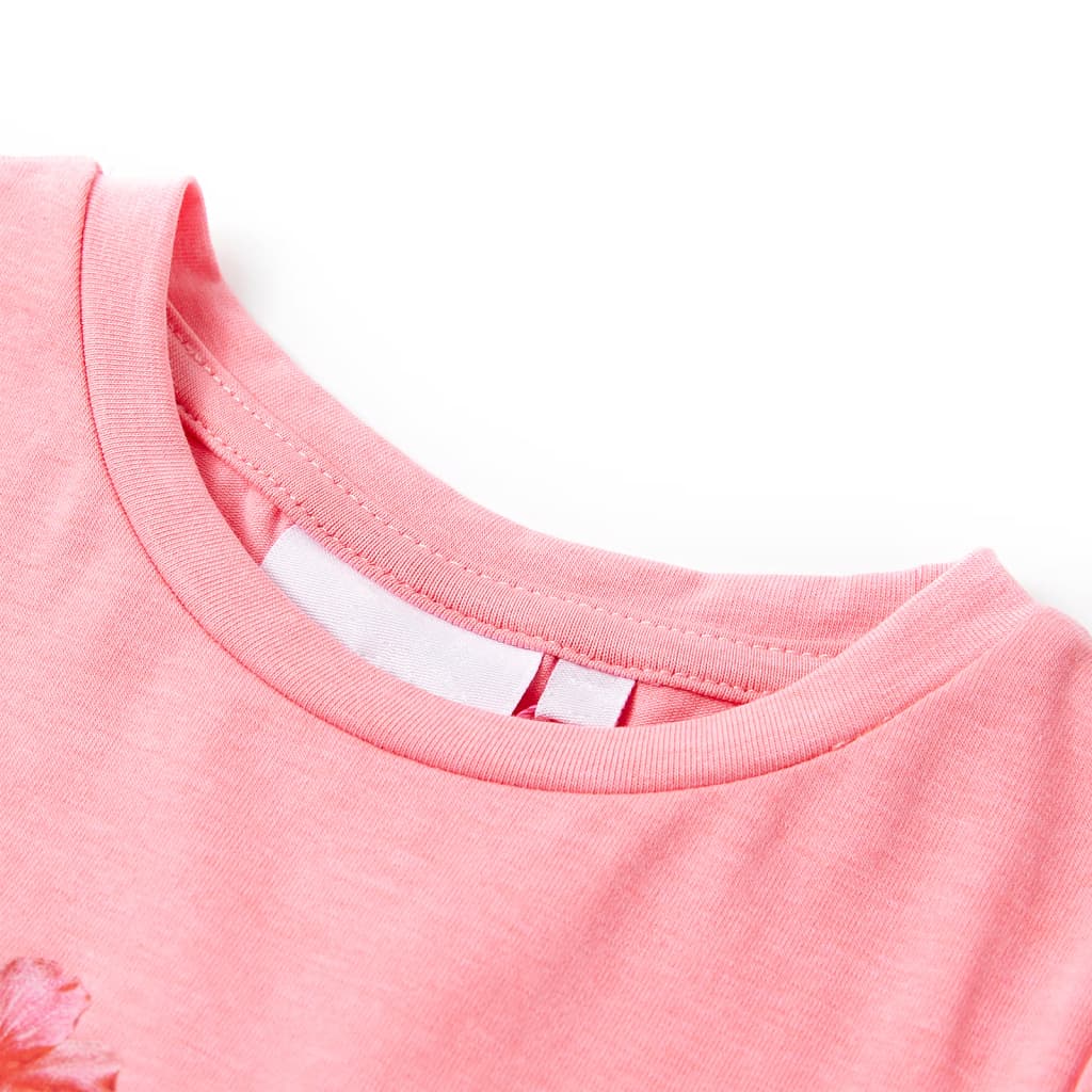 Kindershirt 140 neonroze is nu te koop bij PeponiXL, paradijselijk wonen!
