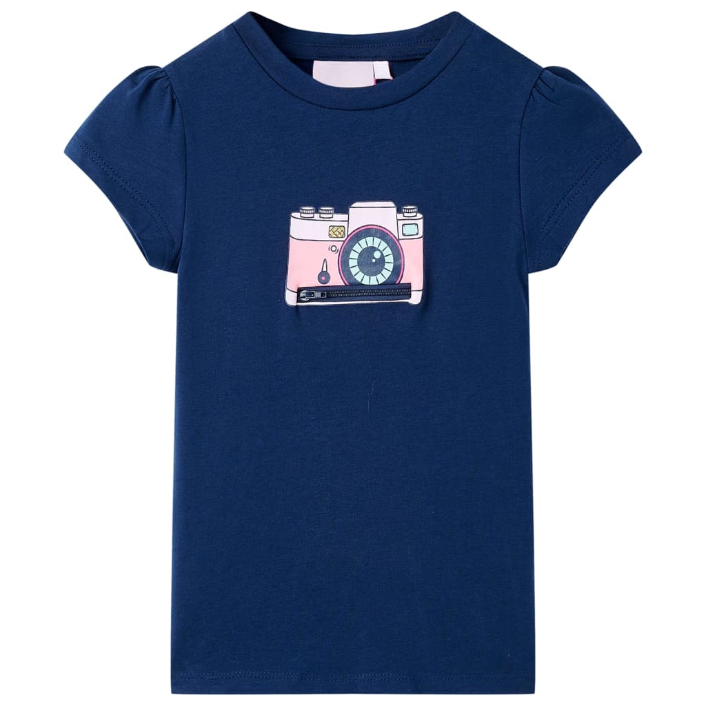 Kindershirt 116 marineblauw is nu te koop bij PeponiXL, paradijselijk wonen!