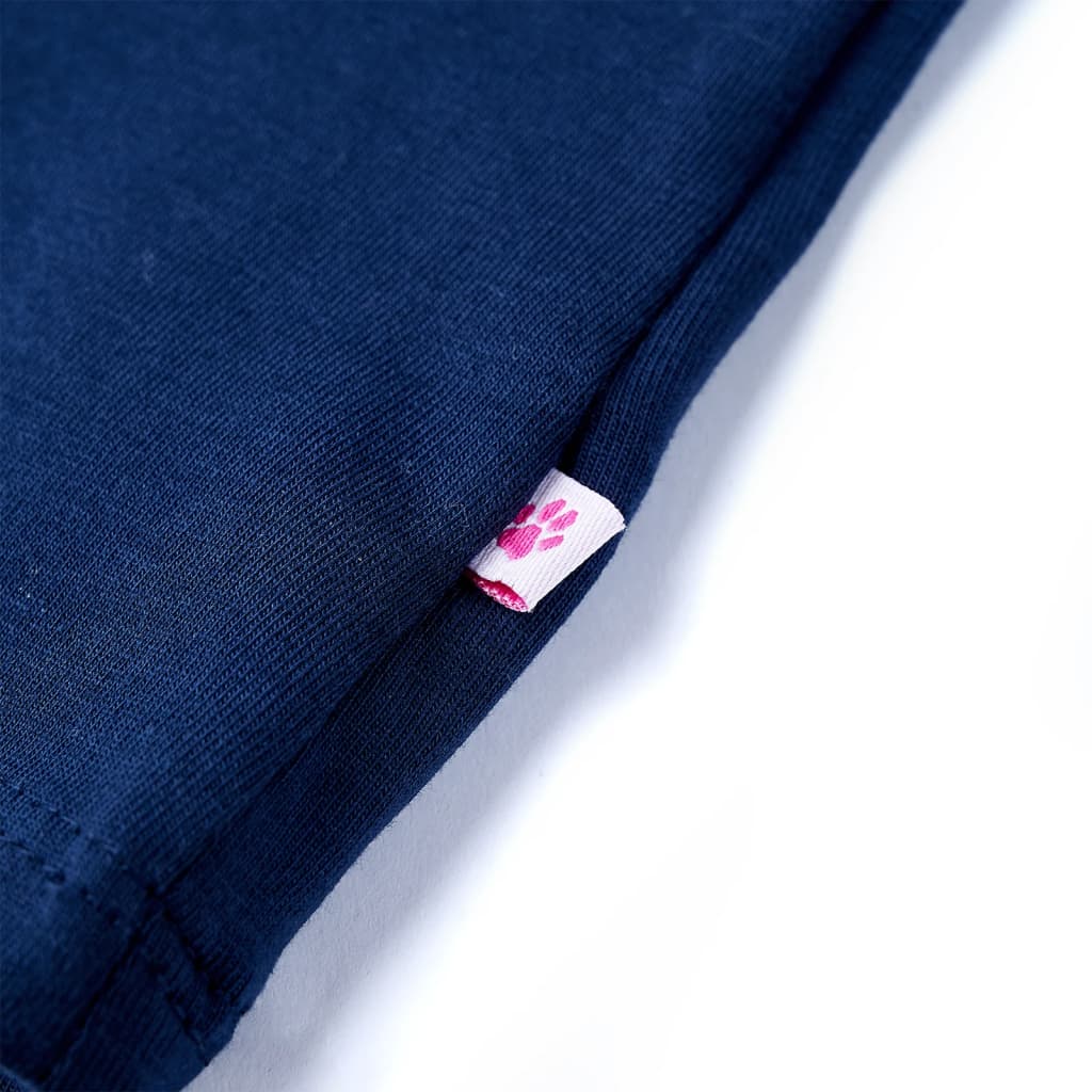 Kindershirt 116 marineblauw is nu te koop bij PeponiXL, paradijselijk wonen!