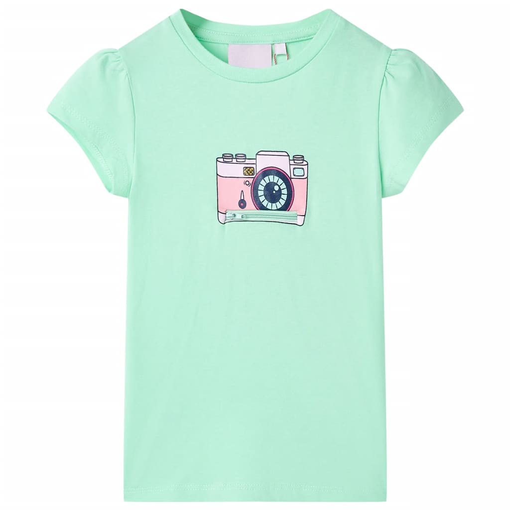 Kindershirt 116 felgroen is nu te koop bij PeponiXL, paradijselijk wonen!