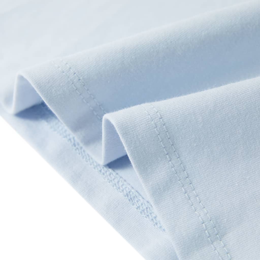 Kindershirt 116 lichtblauw is nu te koop bij PeponiXL, paradijselijk wonen!