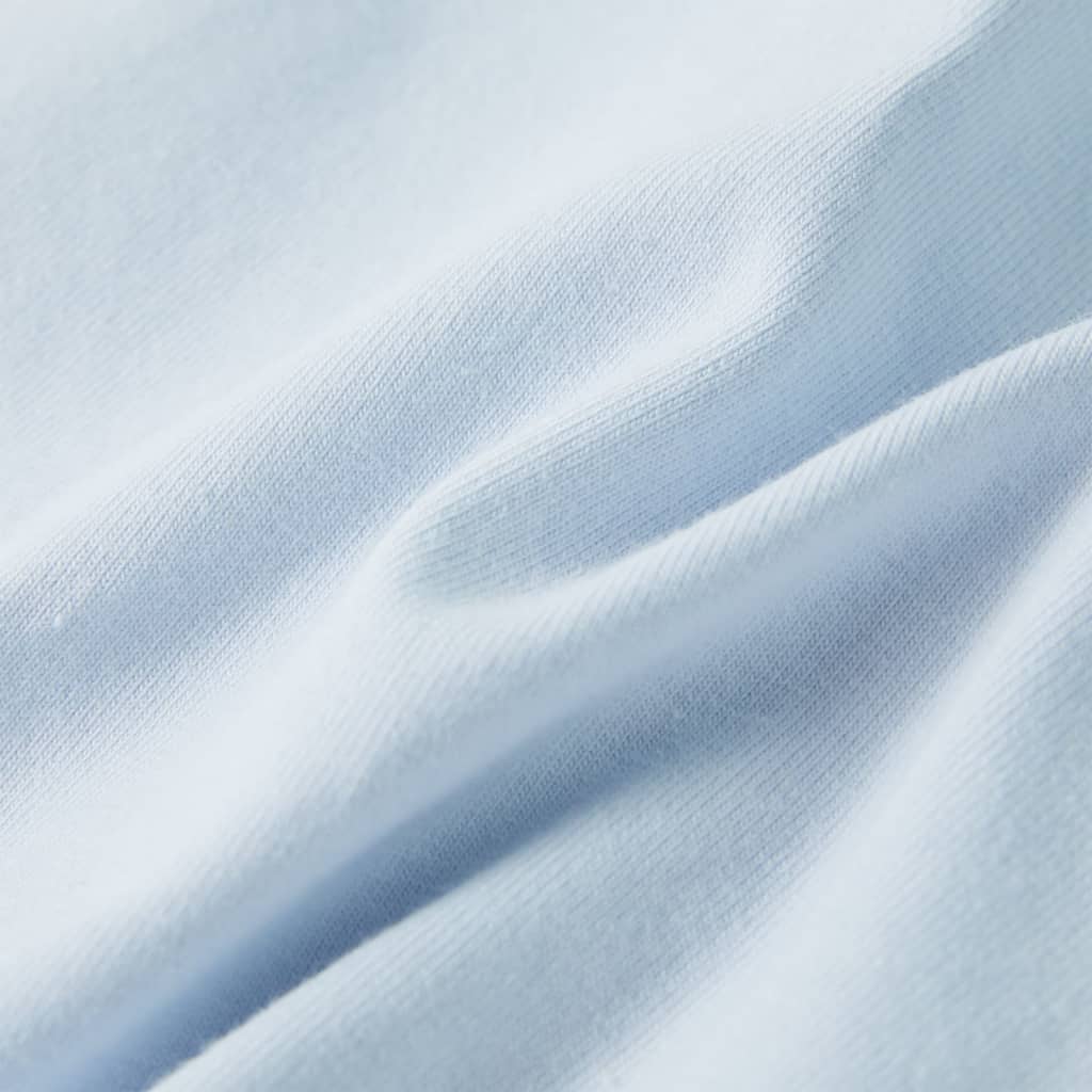 Kindershirt 116 lichtblauw is nu te koop bij PeponiXL, paradijselijk wonen!