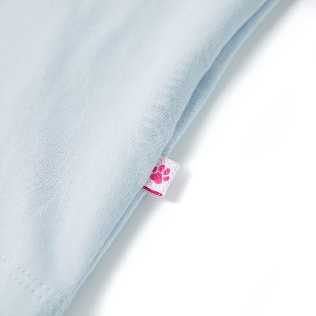 Kindershirt 128 lichtblauw is nu te koop bij PeponiXL, paradijselijk wonen!