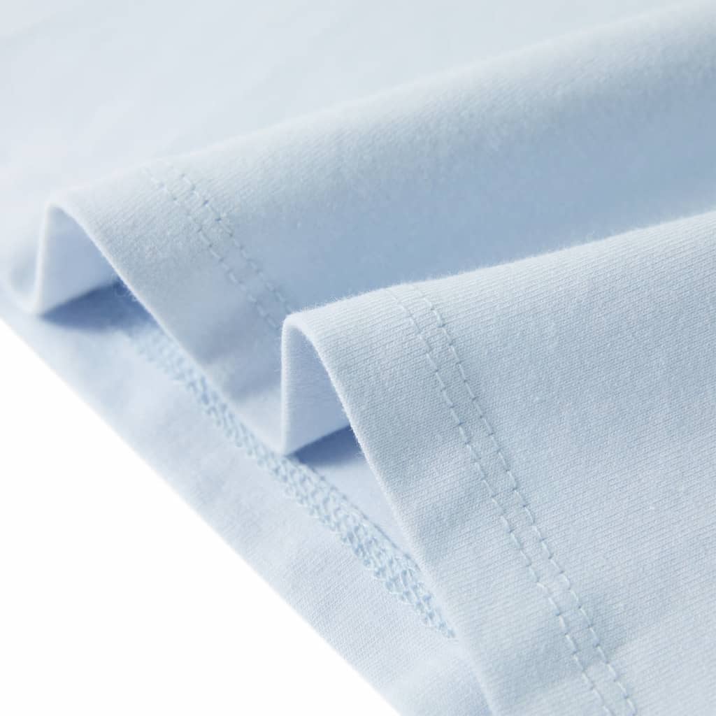 Kindershirt 128 lichtblauw is nu te koop bij PeponiXL, paradijselijk wonen!