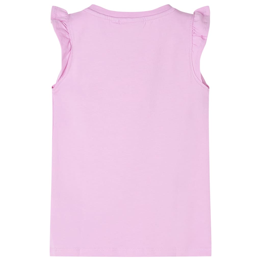 Kindershirt met ruches aan de mouwen 116 lila is nu te koop bij PeponiXL, paradijselijk wonen!