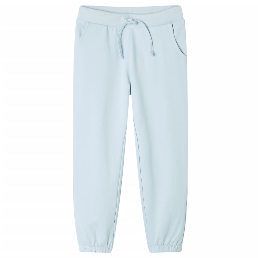 Kinderjoggingbroek 128 lichtblauw is nu te koop bij PeponiXL, paradijselijk wonen!
