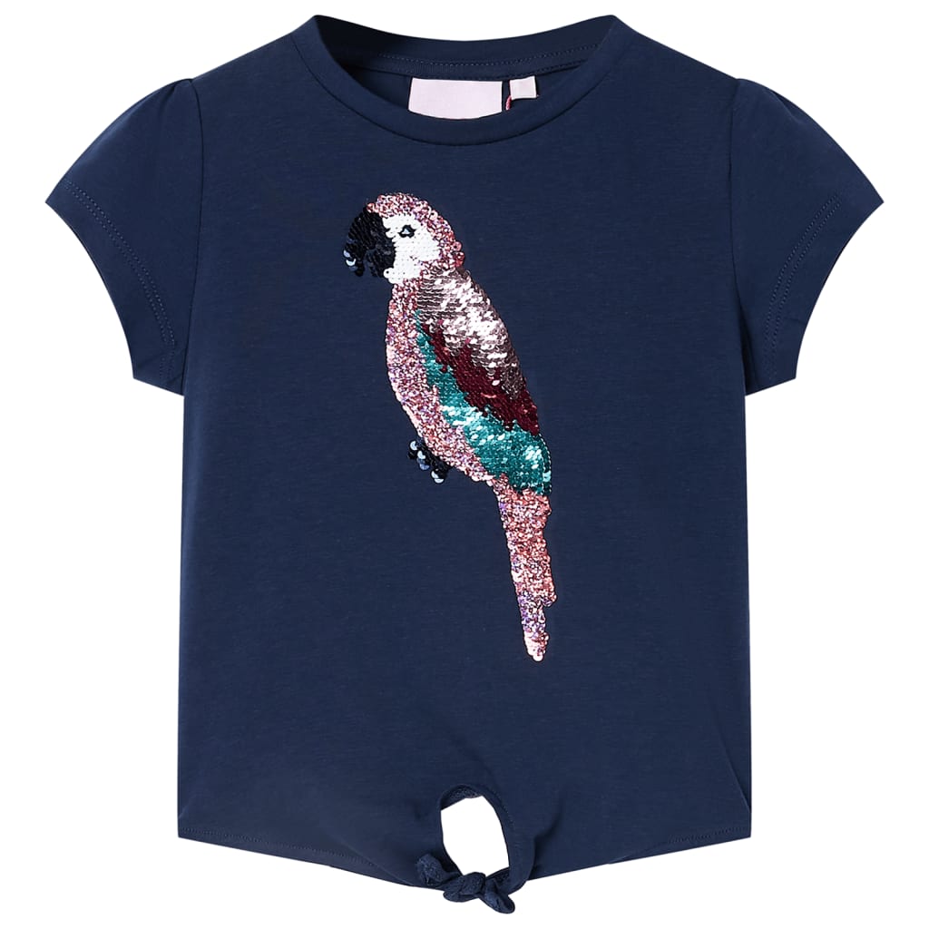 Kindershirt 116 marineblauw is nu te koop bij PeponiXL, paradijselijk wonen!