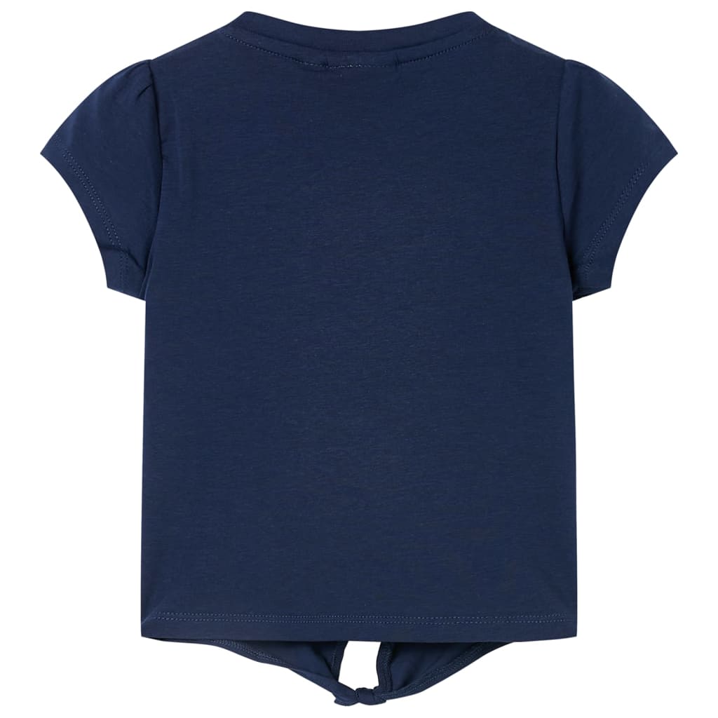 Kindershirt 128 marineblauw is nu te koop bij PeponiXL, paradijselijk wonen!