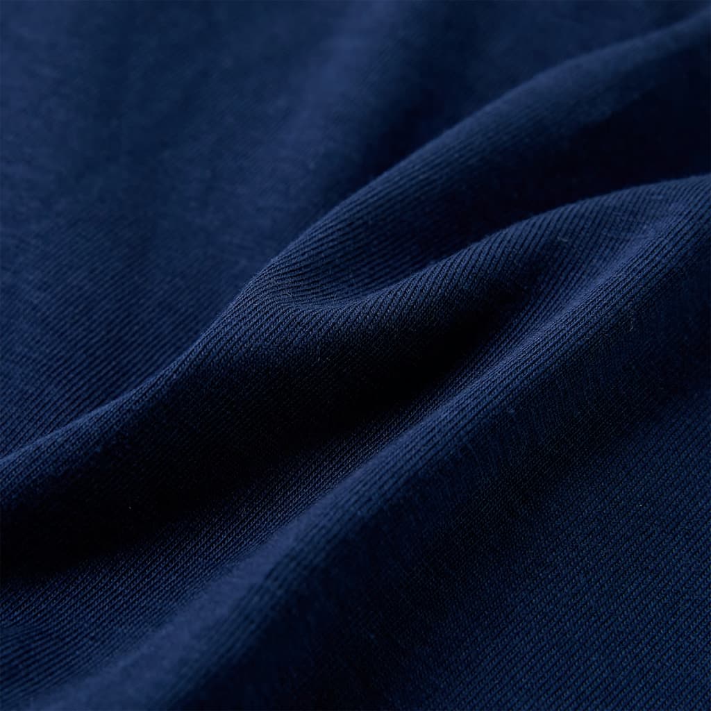 Kindershirt 128 marineblauw is nu te koop bij PeponiXL, paradijselijk wonen!