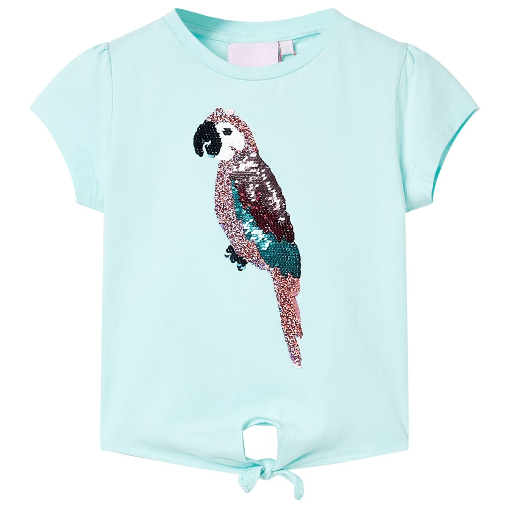 Kindershirt 128 lichtzeeblauw is nu te koop bij PeponiXL, paradijselijk wonen!