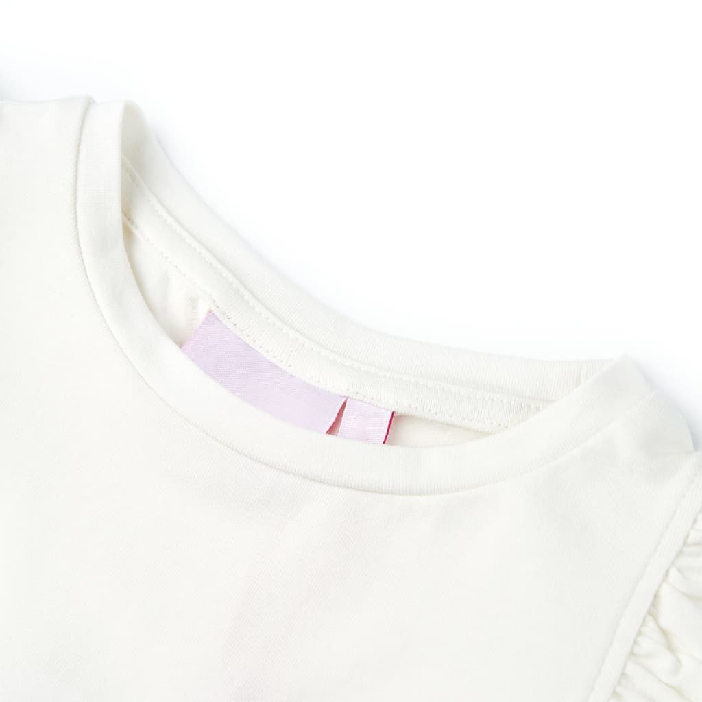 Kindershirt 104 ecru is nu te koop bij PeponiXL, paradijselijk wonen!