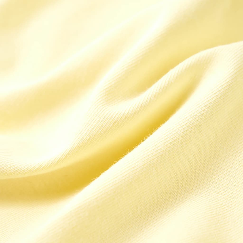 Kindershirt 128 zachtgeel is nu te koop bij PeponiXL, paradijselijk wonen!