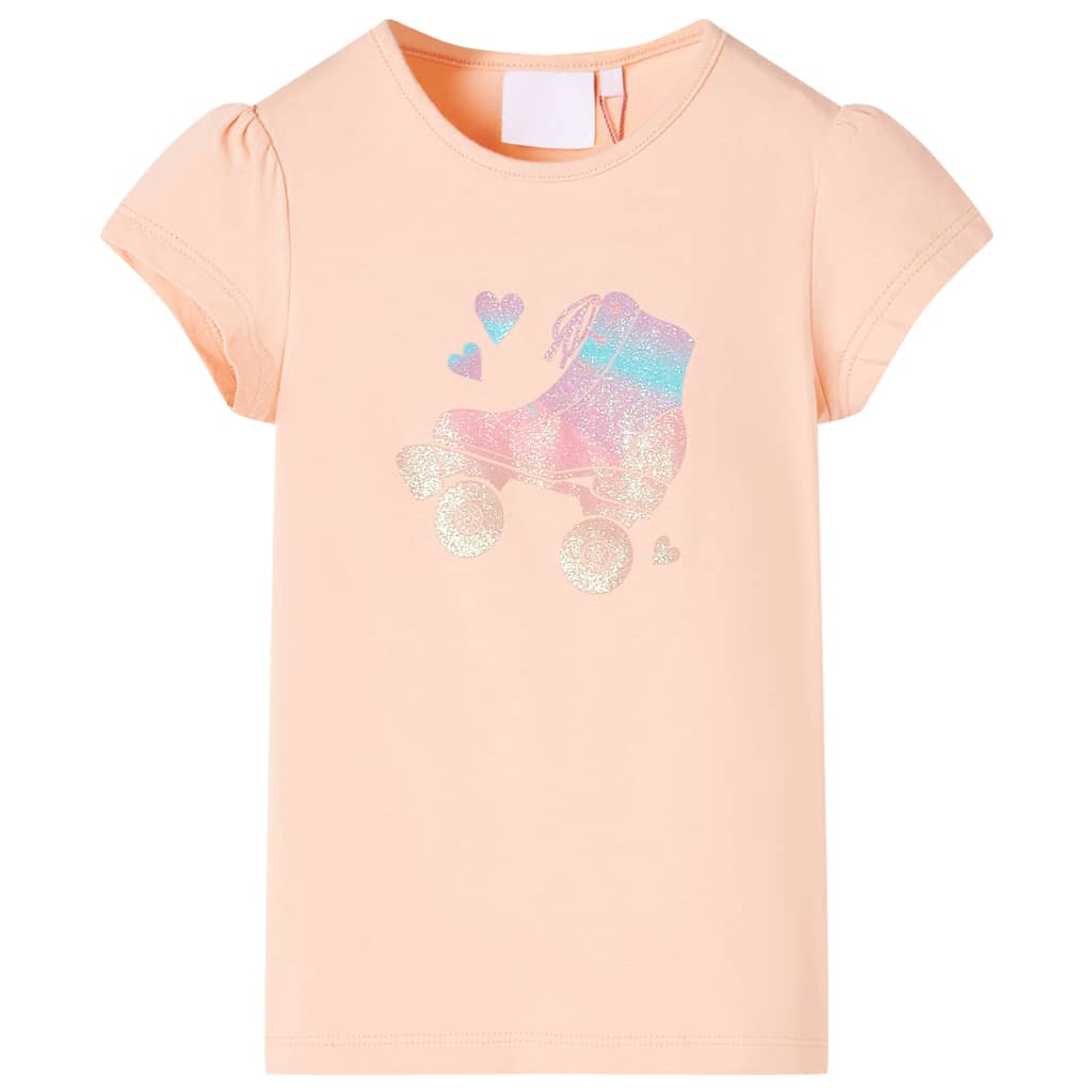 Kindershirt 128 lichtoranje is nu te koop bij PeponiXL, paradijselijk wonen!