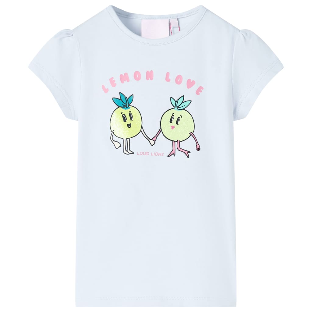 Kindershirt 140 lichtblauw is nu te koop bij PeponiXL, paradijselijk wonen!