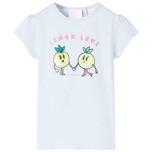 Kindershirt 140 lichtblauw is nu te koop bij PeponiXL, paradijselijk wonen!