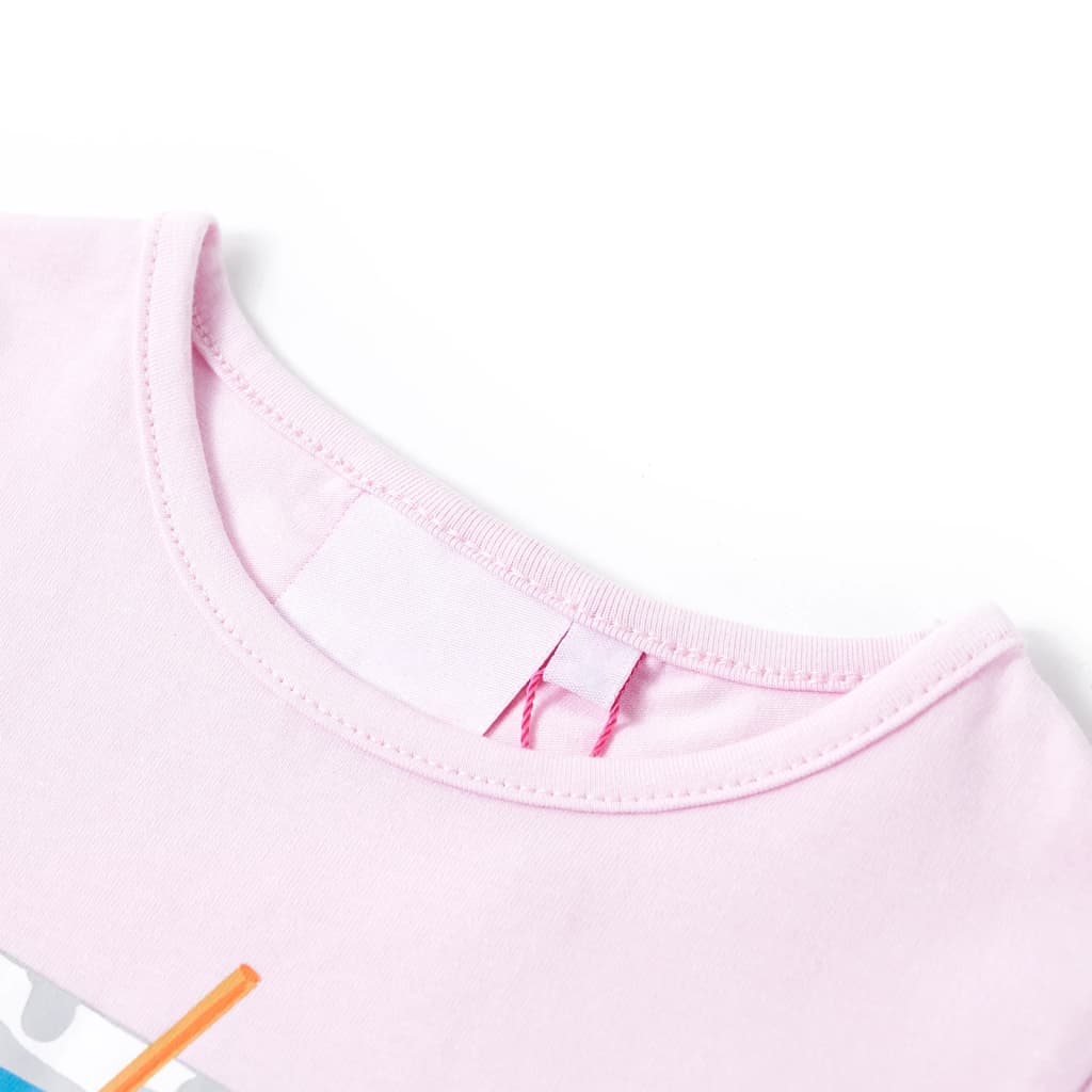 Kindershirt 116 zachtroze is nu te koop bij PeponiXL, paradijselijk wonen!