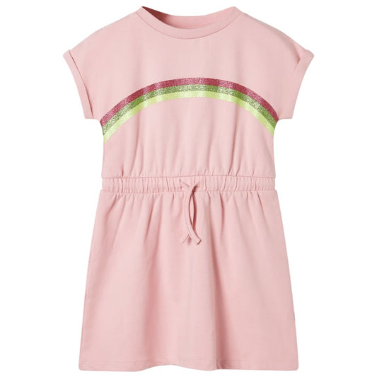 Kinderjurk met trekkoord 104 lichtroze is nu te koop bij PeponiXL, paradijselijk wonen!