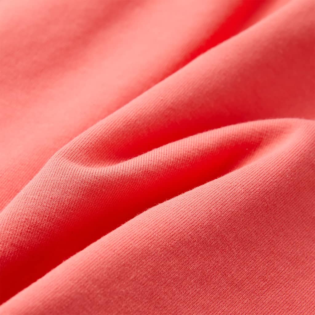 Kinderjurk met trekkoord 104 koraalkleurig is nu te koop bij PeponiXL, paradijselijk wonen!