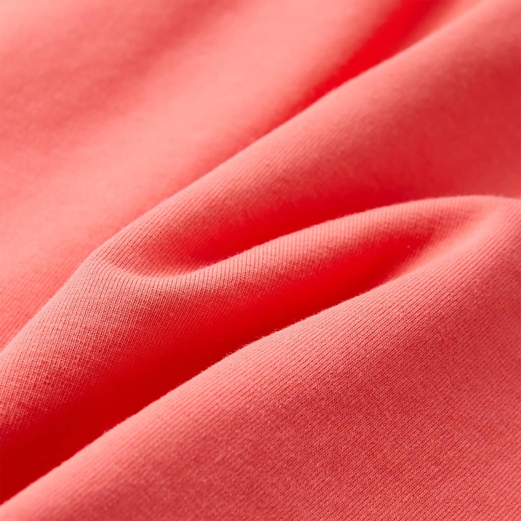 Kinderjurk met trekkoord 116 koraalkleurig is nu te koop bij PeponiXL, paradijselijk wonen!