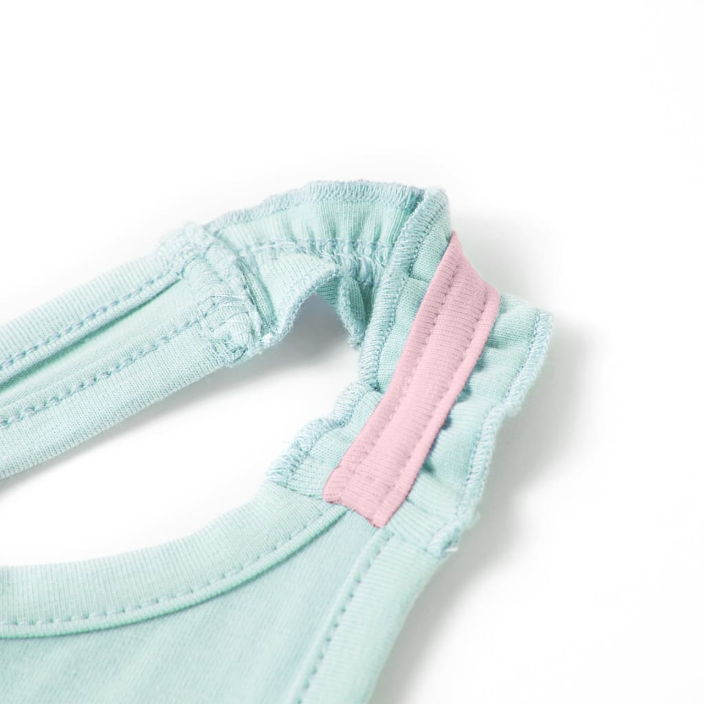 Kindertopje 116 lichtmintkleurig is nu te koop bij PeponiXL, paradijselijk wonen!