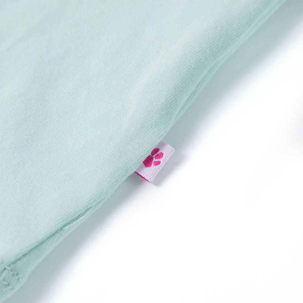 Kindertopje 116 lichtmintkleurig is nu te koop bij PeponiXL, paradijselijk wonen!