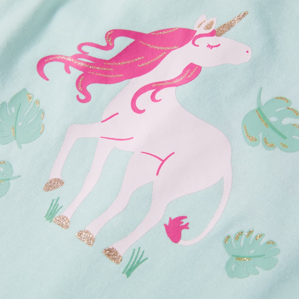 Kindertopje 140 lichtmintkleurig is nu te koop bij PeponiXL, paradijselijk wonen!