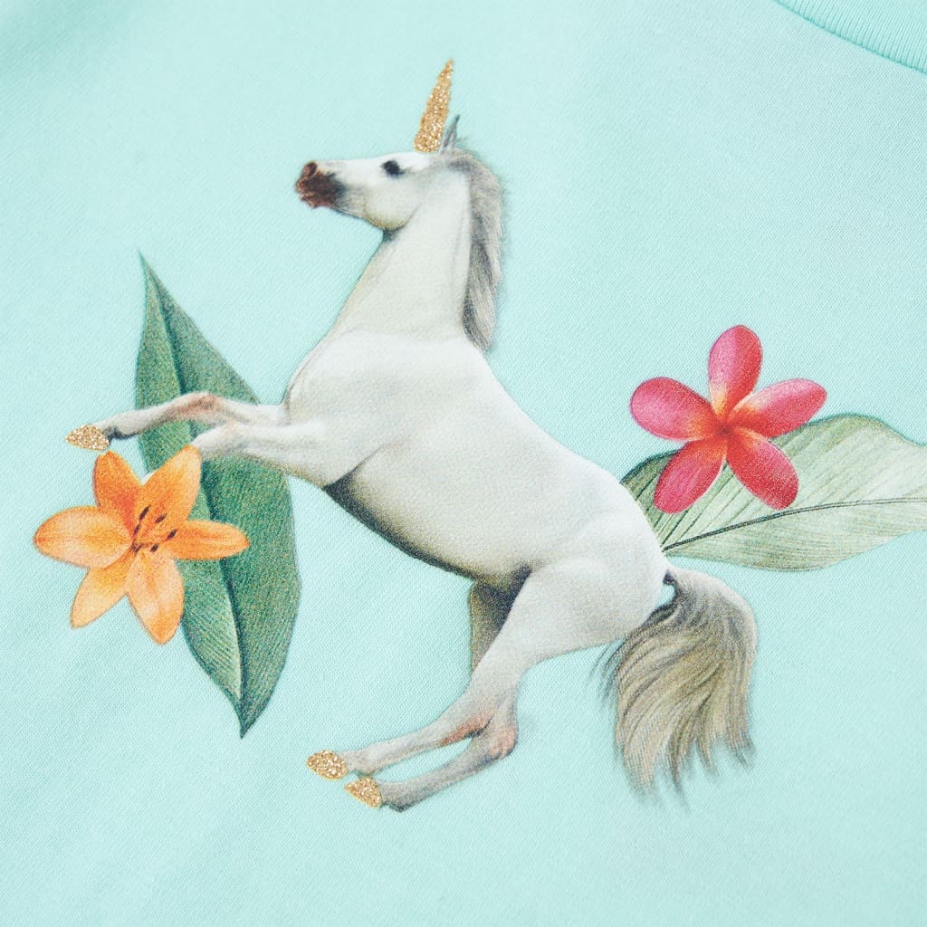 Kindershirt met korte mouwen 116 lichtzeeblauw is nu te koop bij PeponiXL, paradijselijk wonen!