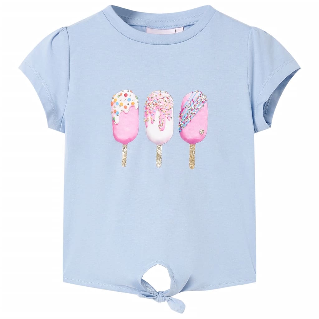 Kindershirt 128 blauw is nu te koop bij PeponiXL, paradijselijk wonen!