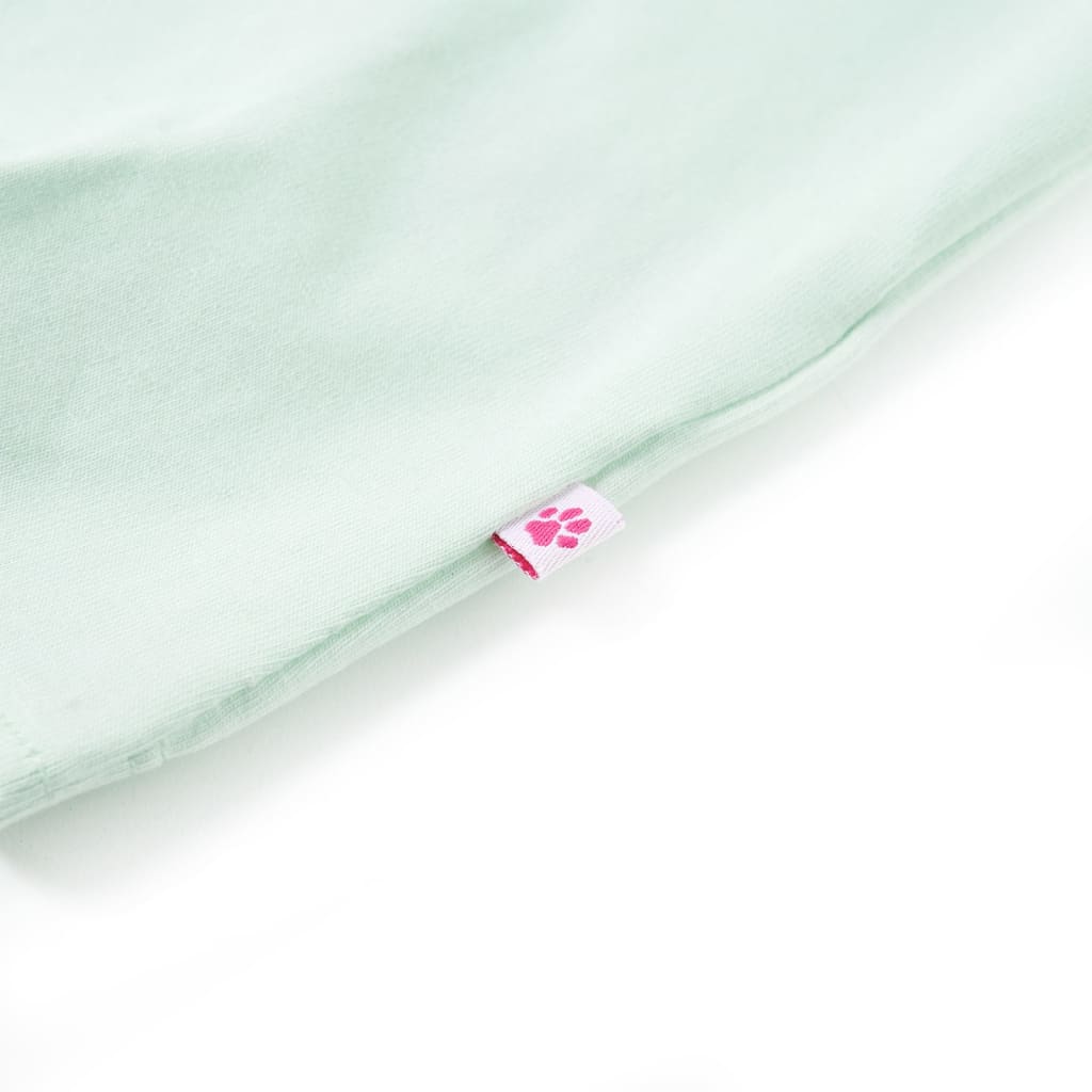 Kindershirt 116 lichtmint is nu te koop bij PeponiXL, paradijselijk wonen!
