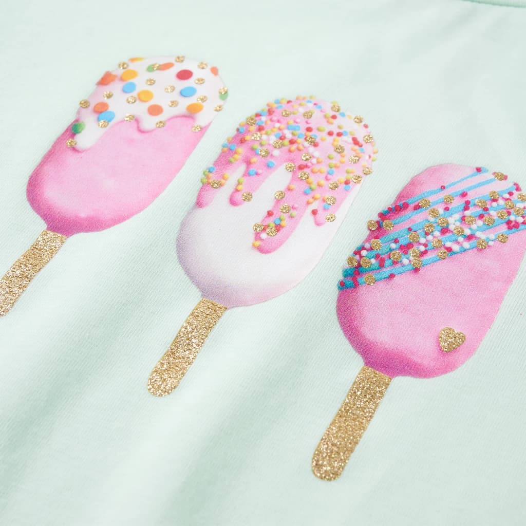 Kindershirt 140 lichtmint is nu te koop bij PeponiXL, paradijselijk wonen!