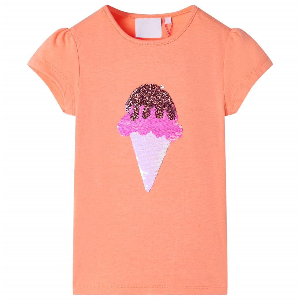 Kindershirt 128 neonoranje is nu te koop bij PeponiXL, paradijselijk wonen!