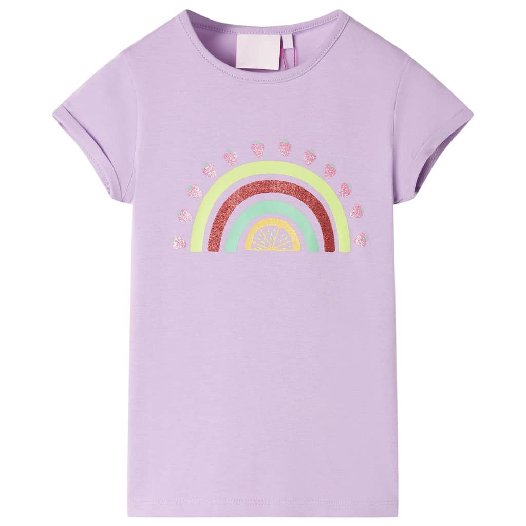 Kindershirt 116 lila is nu te koop bij PeponiXL, paradijselijk wonen!