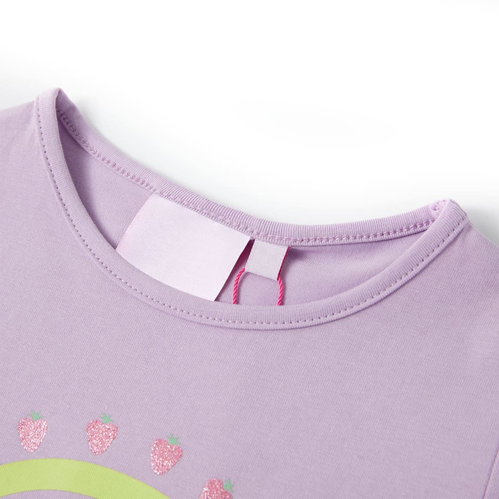 Kindershirt 116 lila is nu te koop bij PeponiXL, paradijselijk wonen!