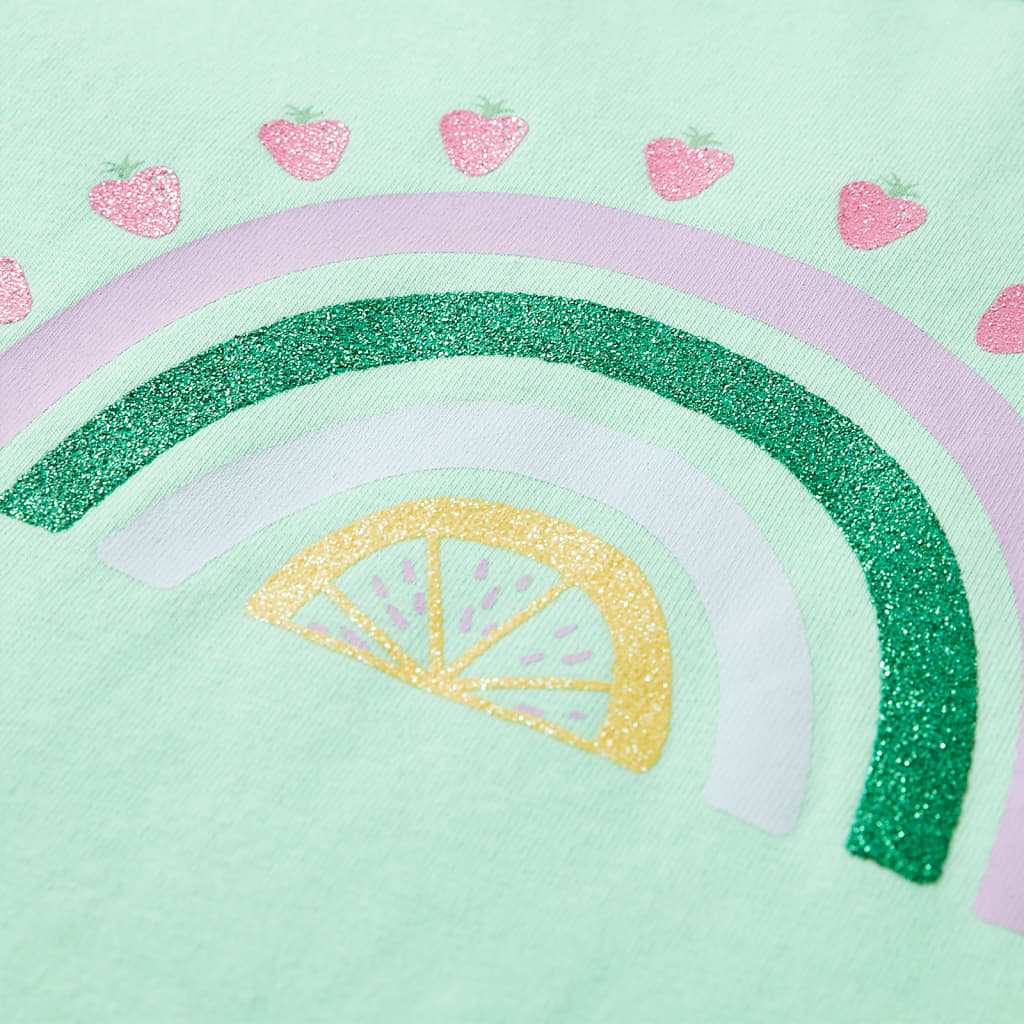 Kindershirt 104 felgroen is nu te koop bij PeponiXL, paradijselijk wonen!