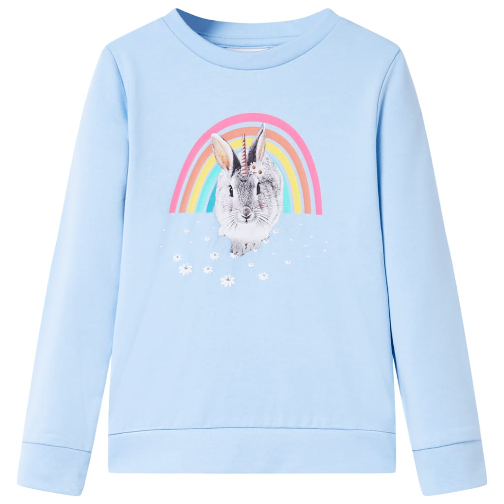 Kindertrui 128 lichtblauw is nu te koop bij PeponiXL, paradijselijk wonen!