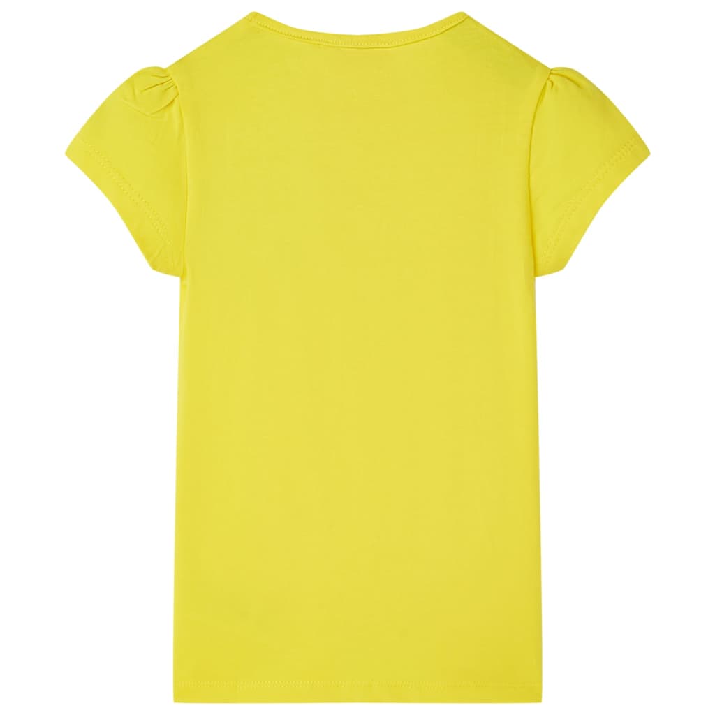 Kindershirt 140 felgeel is nu te koop bij PeponiXL, paradijselijk wonen!