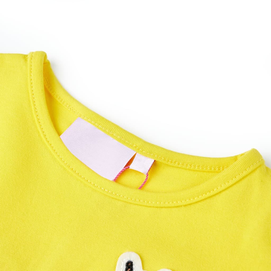 Kindershirt 140 felgeel is nu te koop bij PeponiXL, paradijselijk wonen!