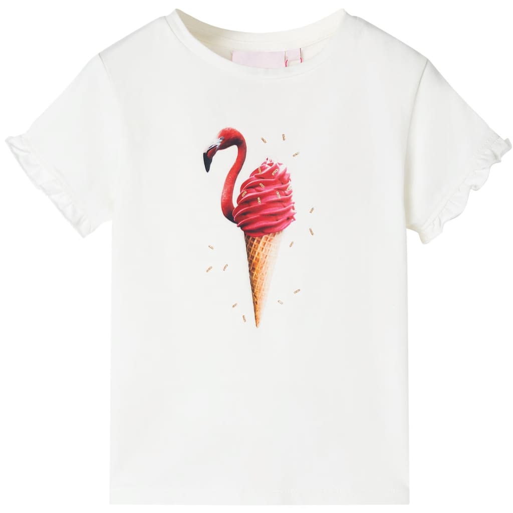Kindershirt 104 ecru is nu te koop bij PeponiXL, paradijselijk wonen!