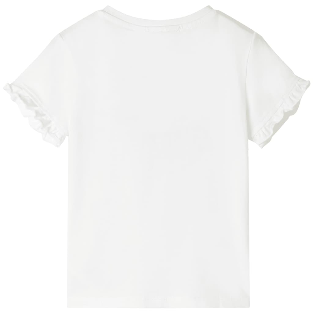 Kindershirt 104 ecru is nu te koop bij PeponiXL, paradijselijk wonen!