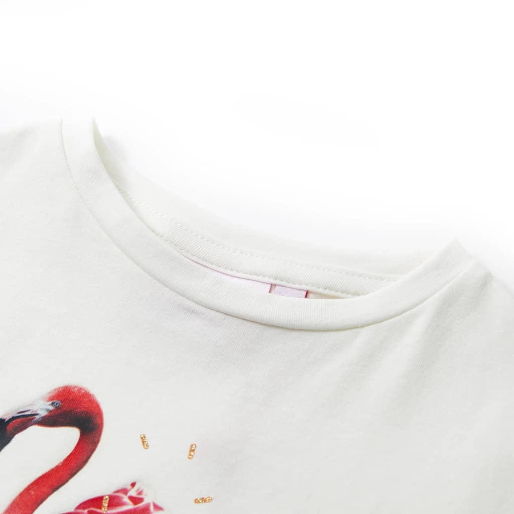 Kindershirt 104 ecru is nu te koop bij PeponiXL, paradijselijk wonen!