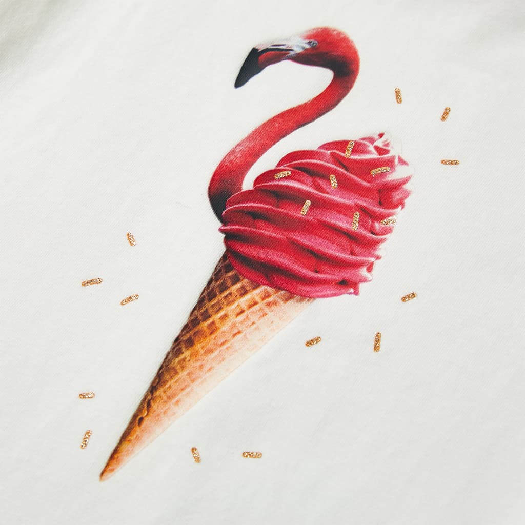 Kindershirt 104 ecru is nu te koop bij PeponiXL, paradijselijk wonen!