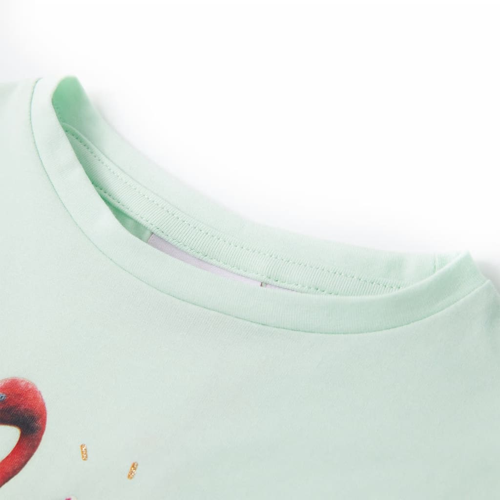 Kindershirt 140 lichtmint is nu te koop bij PeponiXL, paradijselijk wonen!