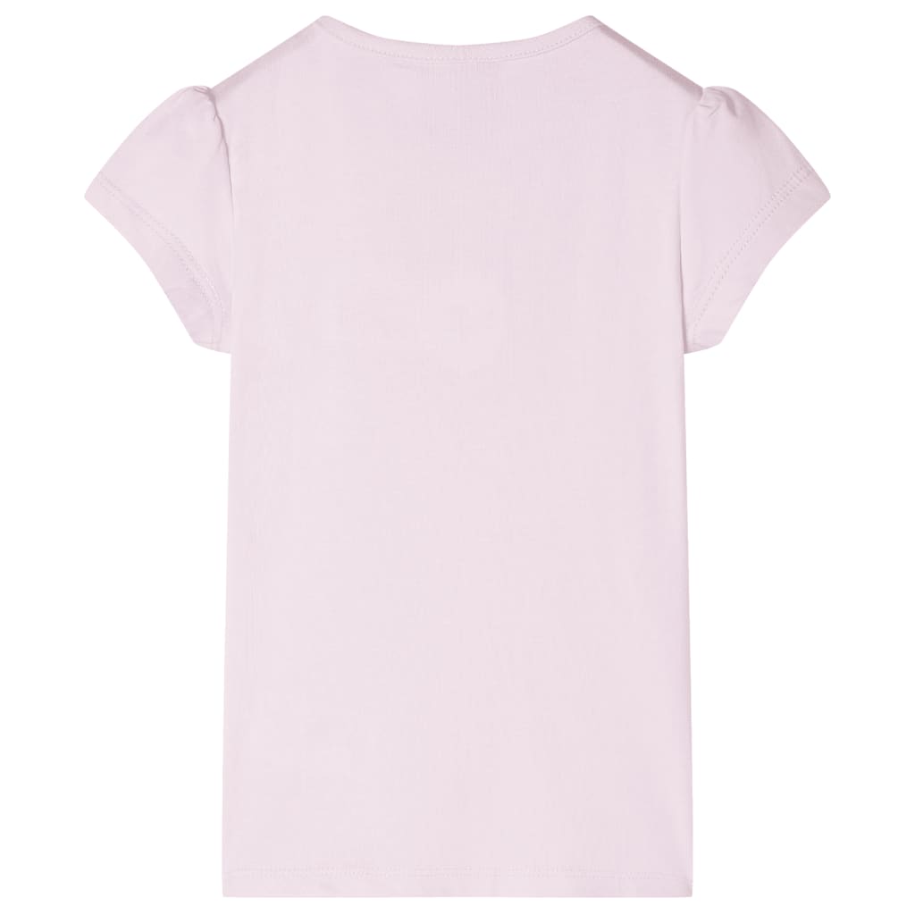 Kindershirt met kapmouwen 116 zachtroze is nu te koop bij PeponiXL, paradijselijk wonen!