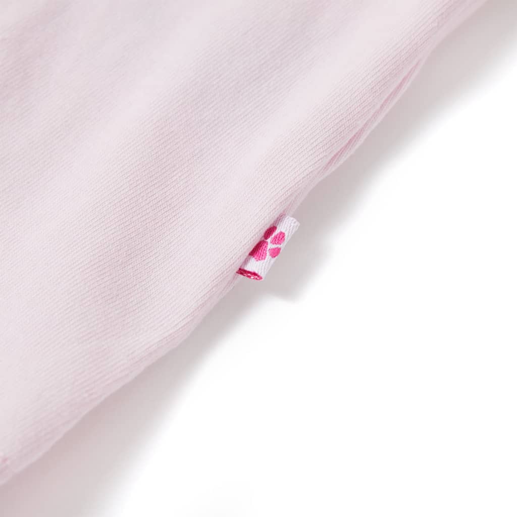 Kindershirt met kapmouwen 116 zachtroze is nu te koop bij PeponiXL, paradijselijk wonen!