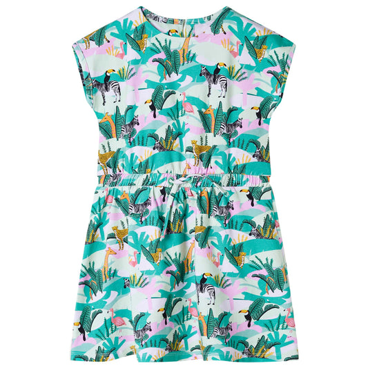 Kinderjurk 104 lichtmintkleurig is nu te koop bij PeponiXL, paradijselijk wonen!