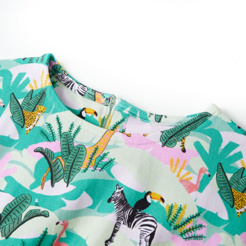 Kinderjurk 128 lichtmintkleurig is nu te koop bij PeponiXL, paradijselijk wonen!