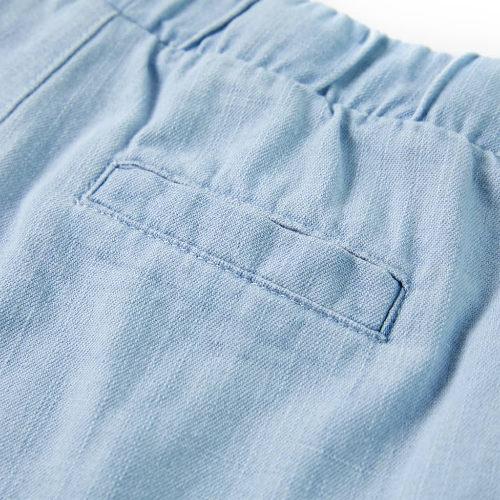 Kindershorts 92 zachtdenimblauw is nu te koop bij PeponiXL, paradijselijk wonen!