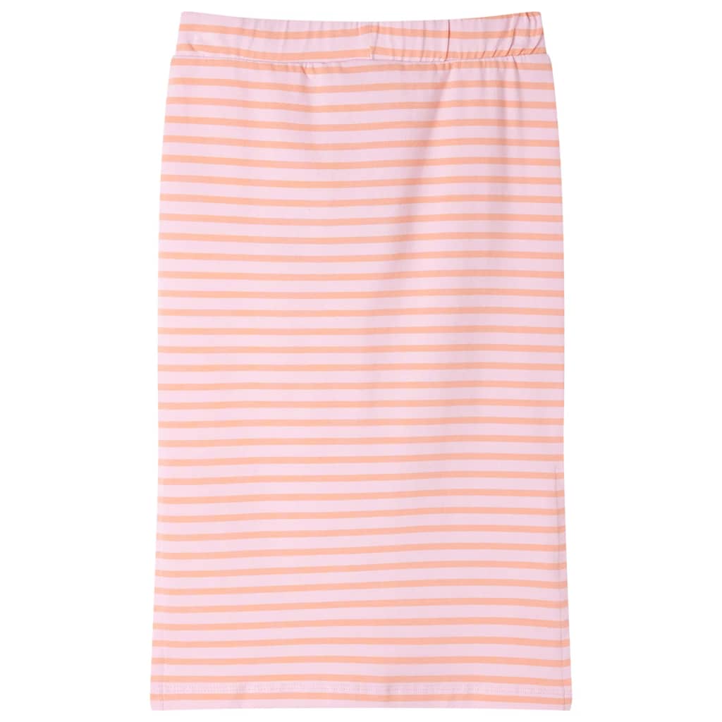 Kinderrokje recht met strepen 104 roze is nu te koop bij PeponiXL, paradijselijk wonen!