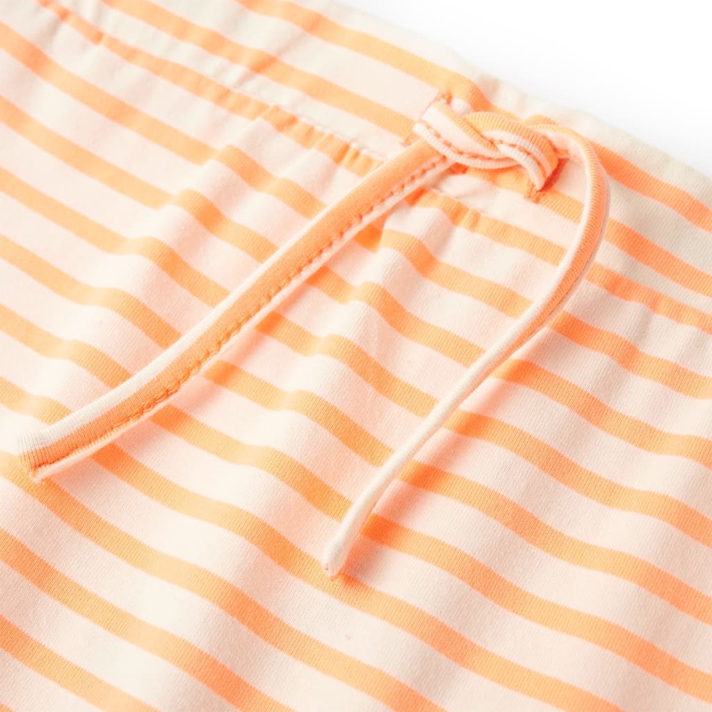 Kinderrokje recht met strepen 140 fluorescerend oranje is nu te koop bij PeponiXL, paradijselijk wonen!